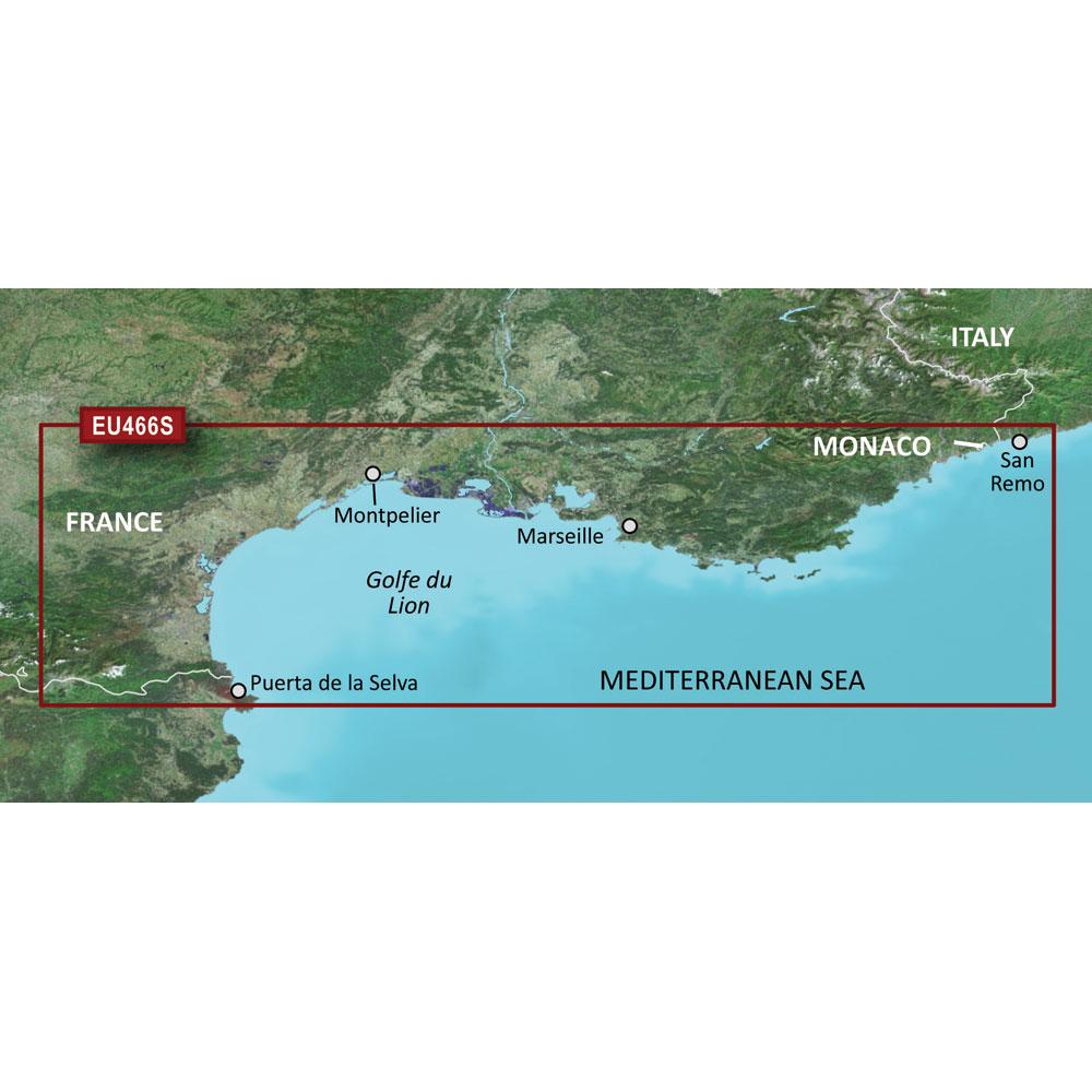 Garmin BlueChart G3 Vision Small Area - VEU466S - Golfe Du Lion - San Remo