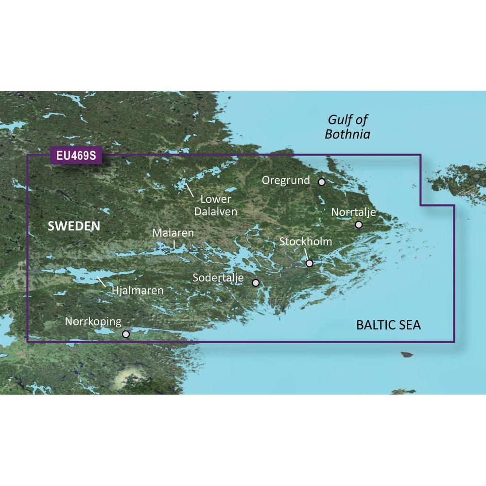 Garmin BlueChart G3 Vision Small Area - VEU469S - Stockholm & Malaren