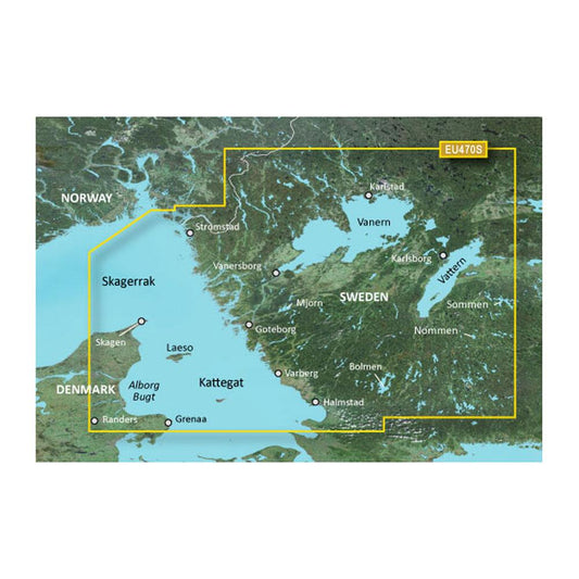 Garmin BlueChart G3 Vision Small Area - VEU470S - Stromstad - Halmstad