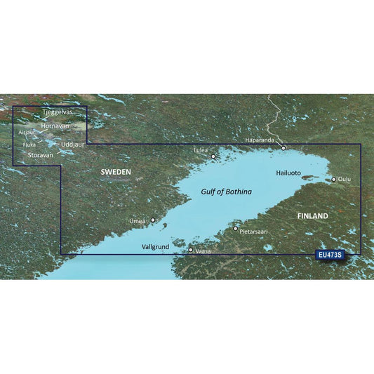 Garmin BlueChart G3 Vision Small Area - VEU473S - Gulf of Bothnia, North