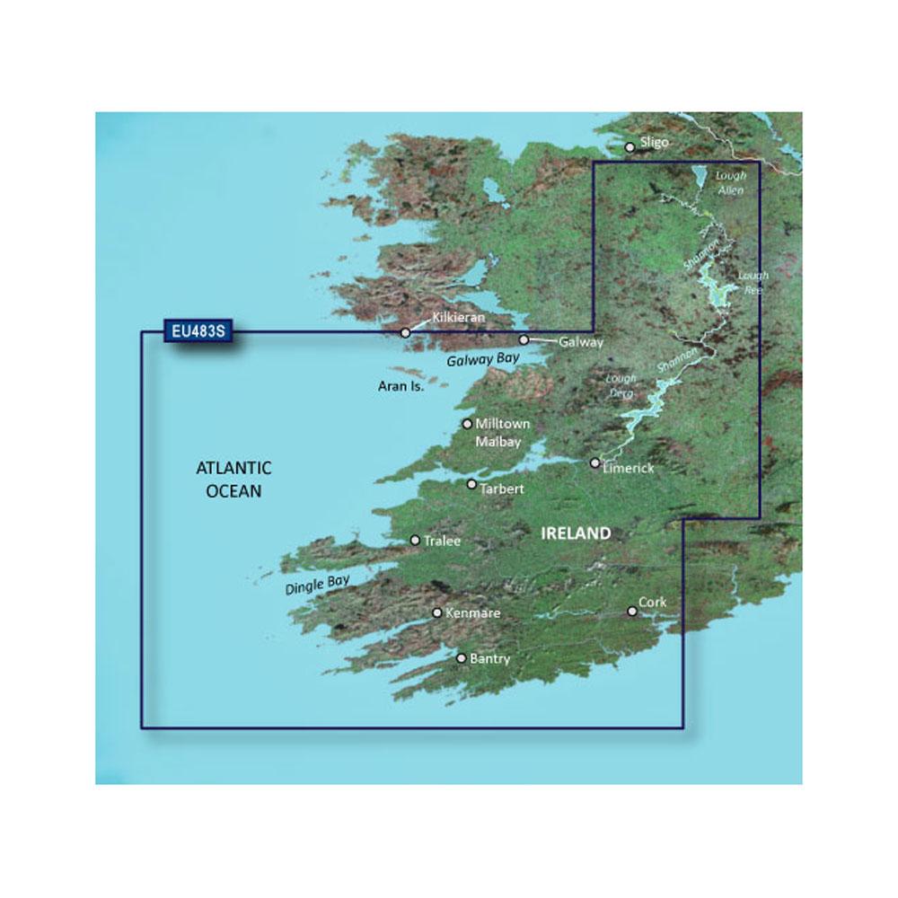 Garmin BlueChart G3 Vision Small Area - VEU483S - Galway Bay - Cork