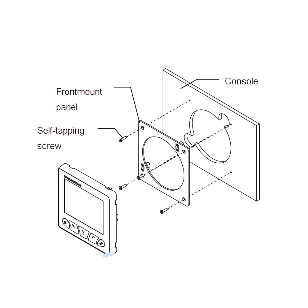 Furuno OP26-29 Front Mount Kit for FI-70 Instrument Display